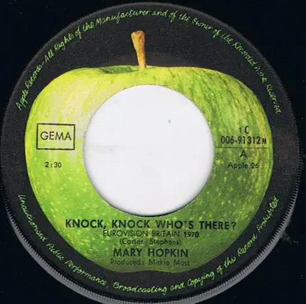 Mary Hopkin - Knock, Knock Who's There?