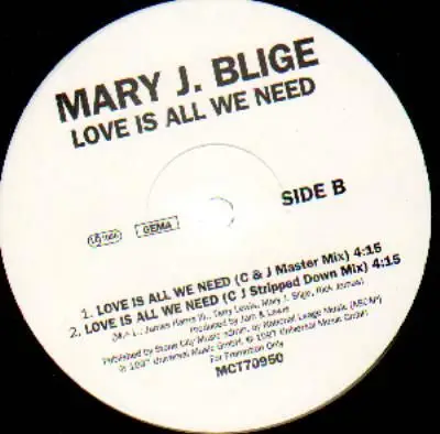 Mary J. Blige - Love Is All We Need