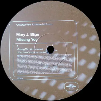 Mary J. Blige - Missing You