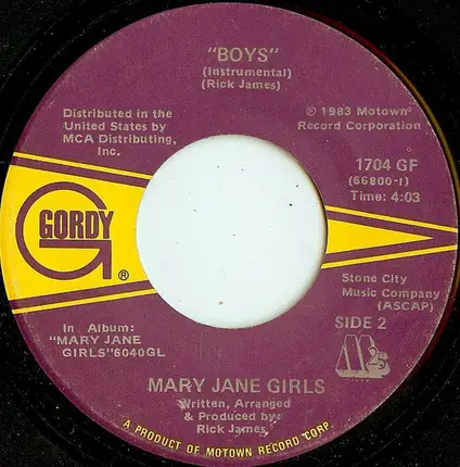 Mary Jane Girls - Boys