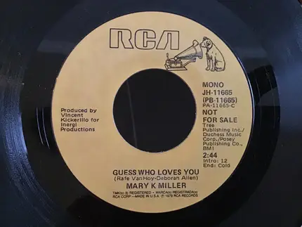 Mary K. Miller - Guess Who Loves You