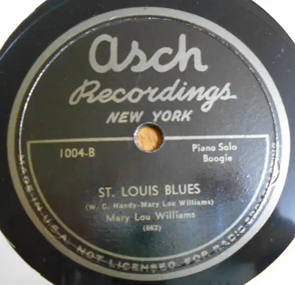 Mary Lou Williams' Chosen Five / Mary Lou Williams - Lullaby Of The Leaves / St. Louis Blues