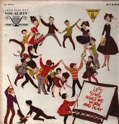 Mary Tobias And The Children's Hour Players , Jean Cook - Let's Sing While We Work And Play