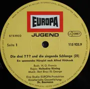 LP - Die Drei ??? - 25/Und Die Singende Schlange
