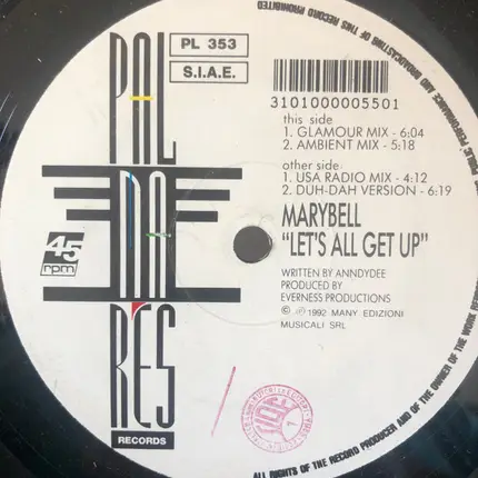 Marybell - Let's All Get Up