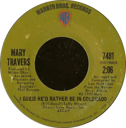 Mary Travers - Follow Me