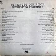 LP - Maracaibo Ensemble - 40 Tangos Con Amor