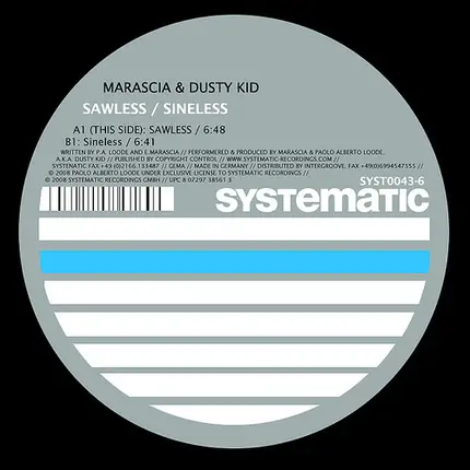 Marascia & Dusty Kid - Sawless / Sineless