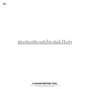 LP - Marc Matter & Andreas Bülhoff - ɅV - A Sound Writing Tool