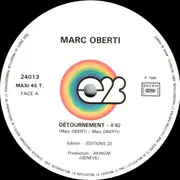 12inch Vinyl Single - Marc Oberti - Détournement