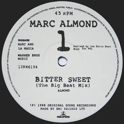 Marc Almond - Bitter-Sweet