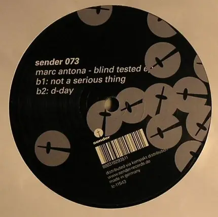 Marc Antona - Blind Tested EP
