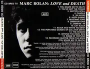 CD - Marc Bolan - Love And Death