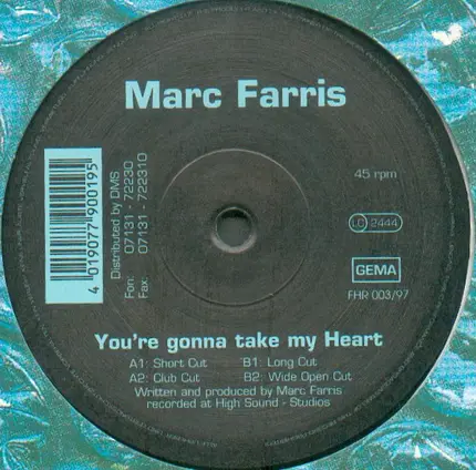Marc Farris - You're Gonna Take My Heart