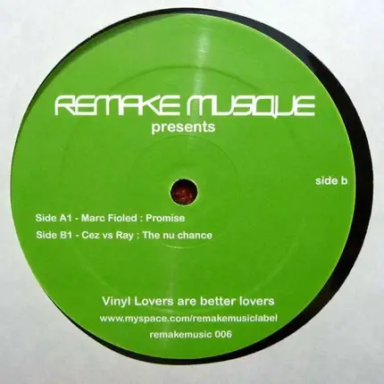Marc Fioled / Cesare Marchese Vs Rainer Serrat - Promise / The Nu Chance