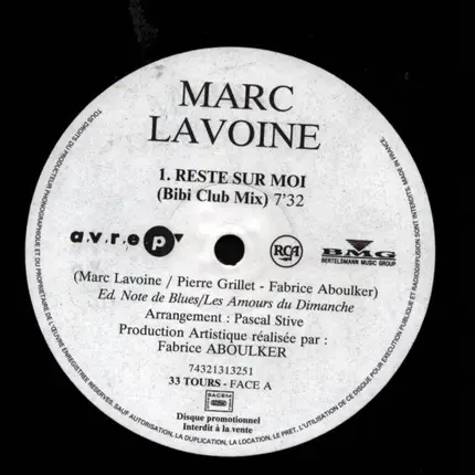 Marc Lavoine - Reste Sur Moi