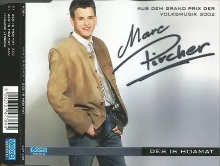 Marc Pircher - Des Is Hoamat