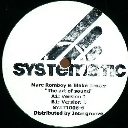 Marc Romboy vs. Blake Baxter - The Art Of Sound