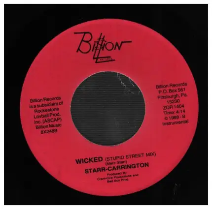 Marc Starr - Eric Carrington - Wicked