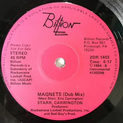 Marc Starr , Eric Carrington - Magnets