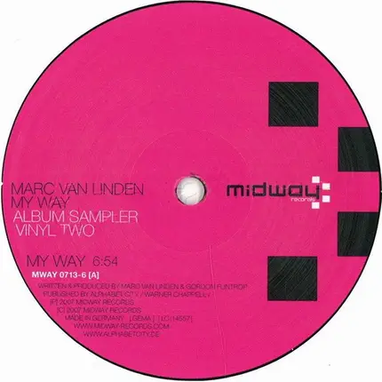 Marc van Linden - My Way (Album Sampler Vinyl Two)