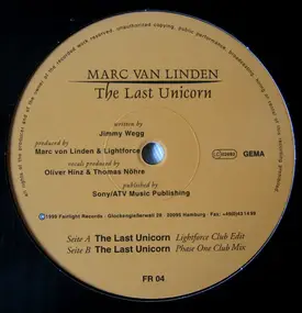 Marc Van Linden - The Last Unicorn