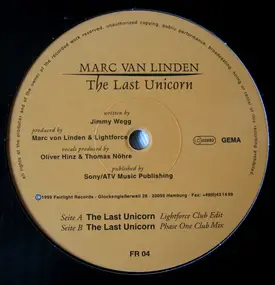 Marc Van Linden - The Last Unicorn