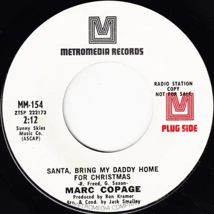 Marc Copage - Santa, Bring My Daddy Home For Christmas / Santa, Please Repair My Toys For Christmas