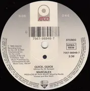 7inch Vinyl Single - MarcAlex - Quick Quick