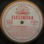 LP - Marcel Cordes ▪ Gottlob Frick ▪ Fritz Wunderlich - Zar Und Zimmermann -  Großer Querschnitt