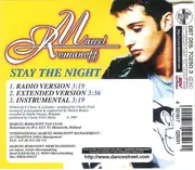 CD Single - Marcel Romanoff - Stay The Night
