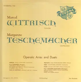 Marcel Wittrisch - Operatic Arias and Duets