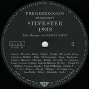 LP - Marcel Faust - 31. Dezember 1932 - Nachtausgabe