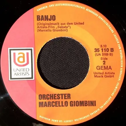 Marcello Giombini And His Orchestra - Sabàta / Banjo