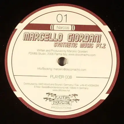 Marcello Giordani - Synthetic Music Part 2