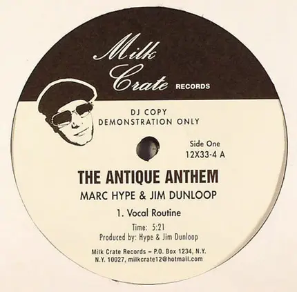 Marc Hype & Jim Dunloop - The Antique Anthem