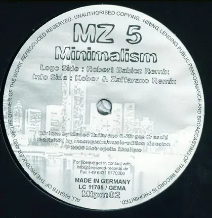 Marco Zaffarano - Minimalism Vol. 5 (The Remixes)