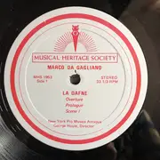 Double LP - Marco Da Gagliano - La Dafne - Gatefold + Booklet