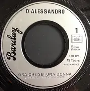 7inch Vinyl Single - Marco D'Alessandro - Ora Che Sei Una Donna