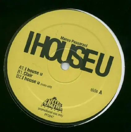 Marco Passarani - I House U
