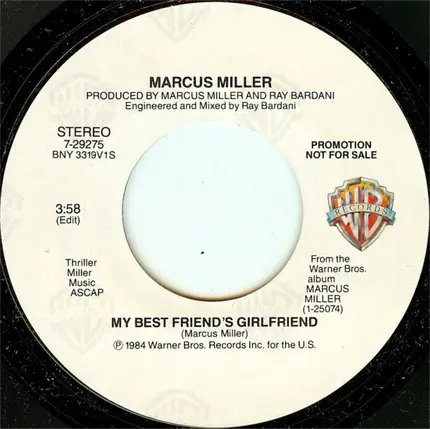Marcus Miller - My Best Friend's Girlfriend