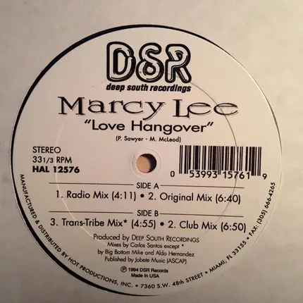 Marcy Lee - Love Hangover