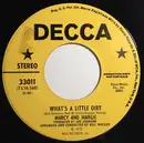 7inch Vinyl Single - Marcy & Margie - What's A Little Dirt / A Pretty Country Song - Promo Copy