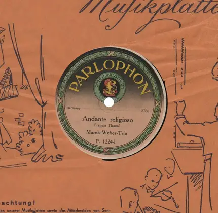 Marek Weber Trio - Andante Religioso/ Stille Nacht, heilige Nacht