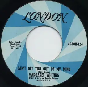 Margaret Whiting - Can't Get You Out Of My Mind / Maybe Just One More