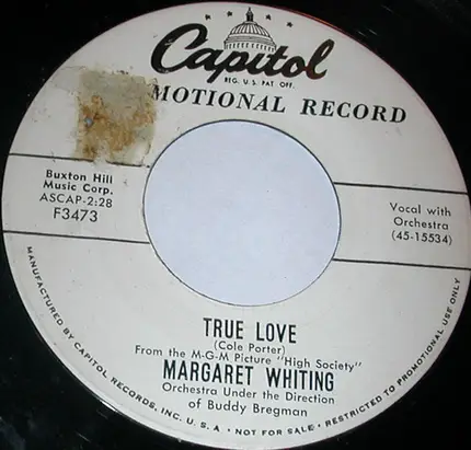 Margaret Whiting - Haunting Love / True Love
