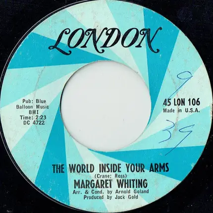 Margaret Whiting - Just Like A Man