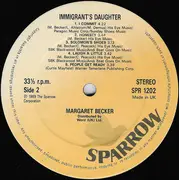 LP - Margaret Becker - Immigrant's Daughter