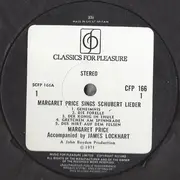 LP - Margaret Price Sings Franz Schubert With James Lockhart , Jack Brymer - Margaret Price Sings Schubert Lieder