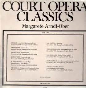 Margarete Arndt-Ober - Court Opera Classics